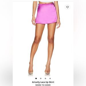 Revolve Aricelly lace up skirt - size Xs - NWT